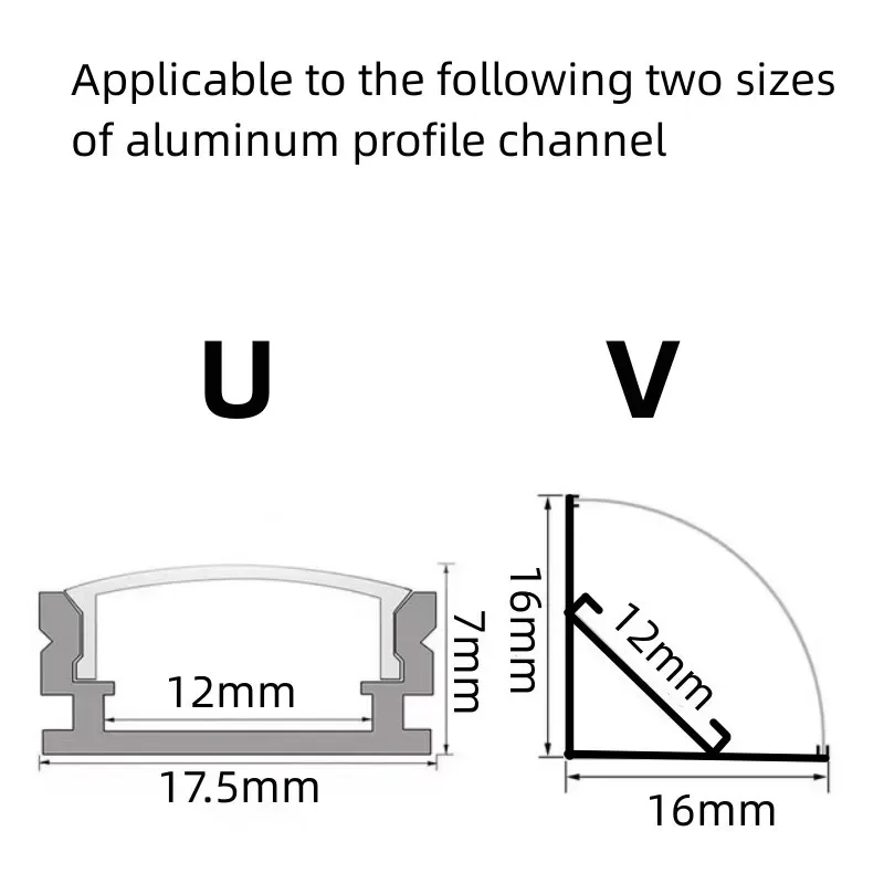 5-50pcs 90/180 degree U V Style Shaped Connector Aluminium Profile LED Bar Light Holder ConnectorFor LED Strip Bar Cabinet Lamp