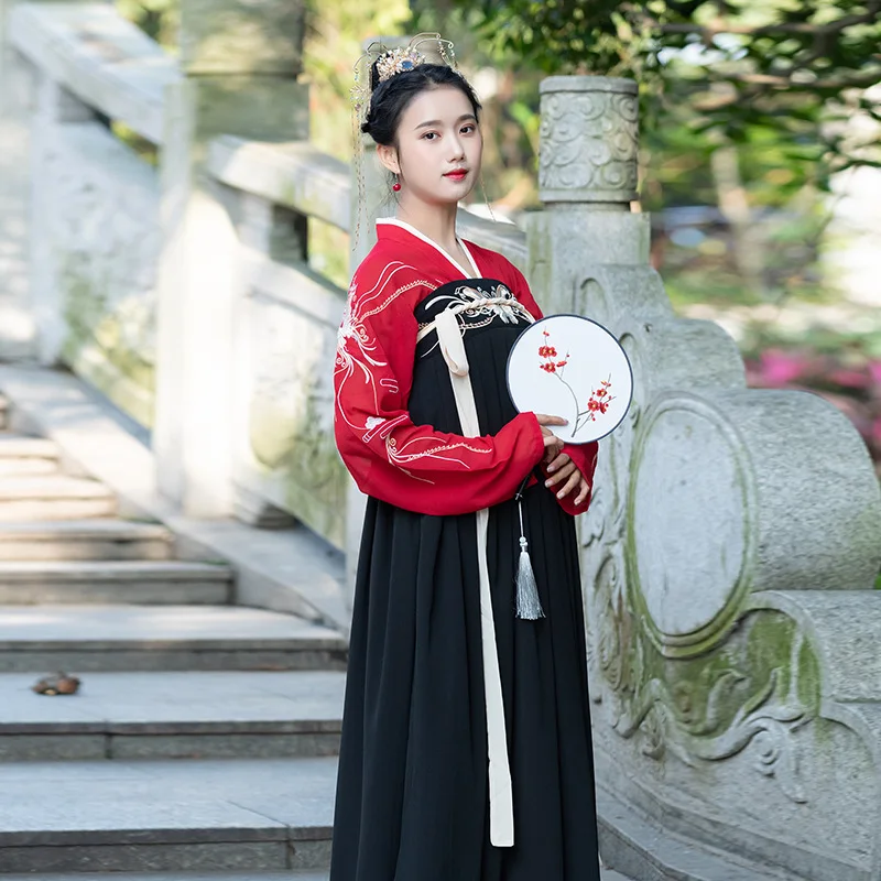 Vestido Hanfu de estilo chino para mujer, traje de baile tradicional, traje Tang, Hada Oriental, Hanfu antiguo, Cosplay, vestido de dinastía Han