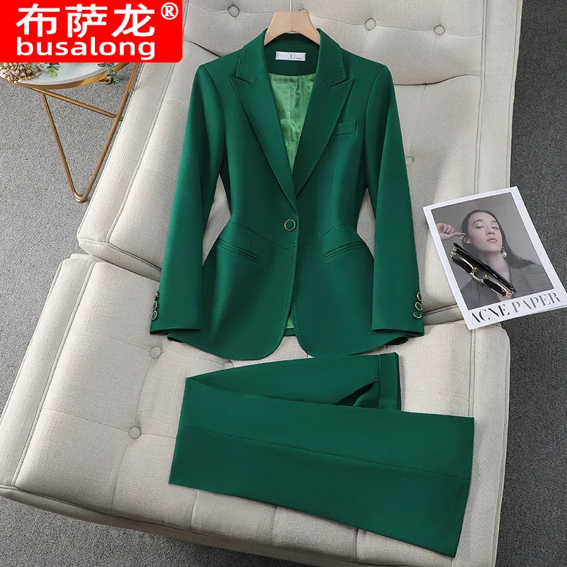 High-End and Fashionable Beautician Work Clothes Women's Jewelry Store Formal Wear Sales Department Front Desk Workplace Busines