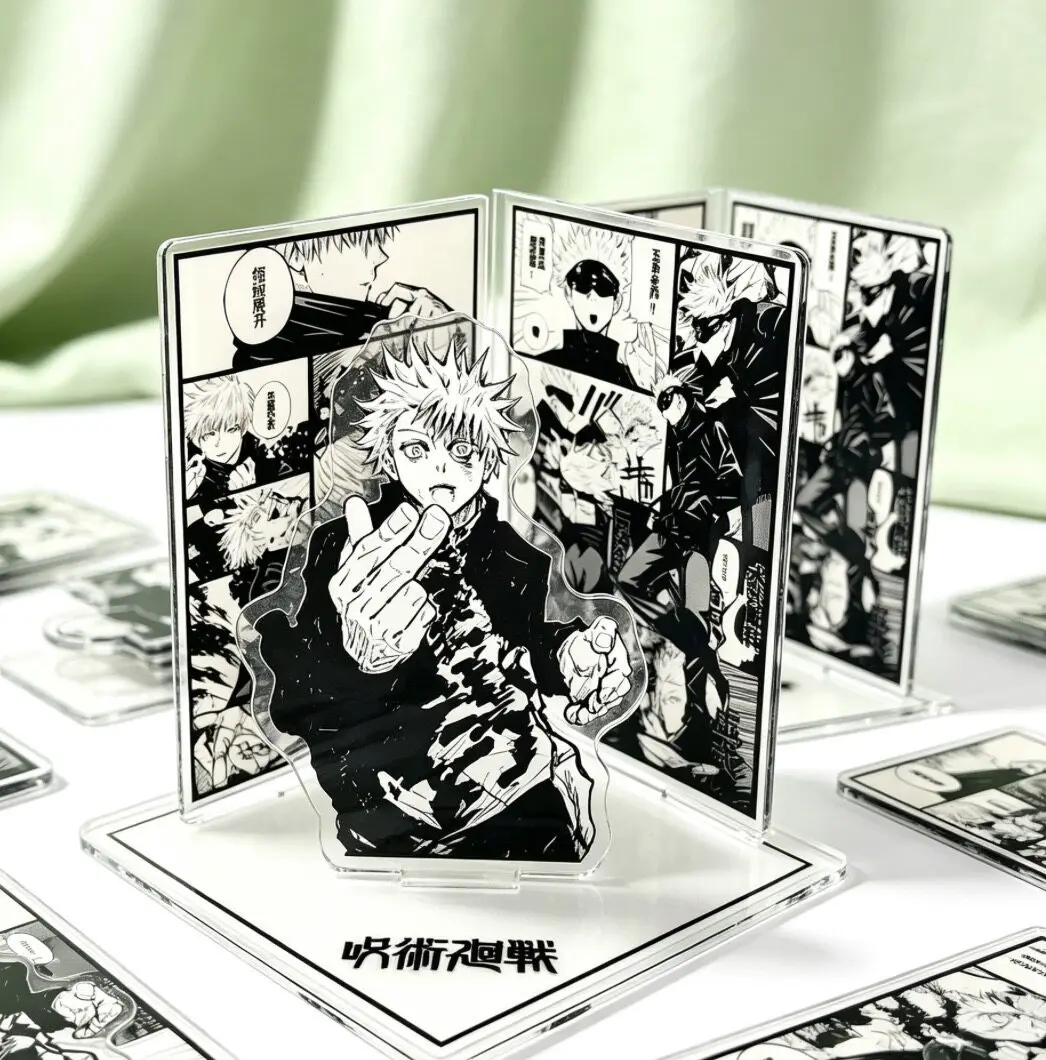 Gojo Satoru Acrylic Stand Figure Jujutsu Anime Peripheral Fashion Exquisite Creativity Scene Acrylic Decorative Items