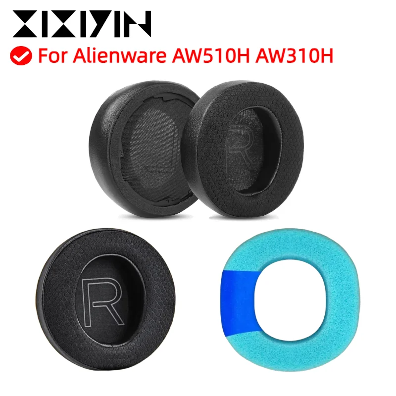 

Replacement Earpads for Alienware AW510H AW310H Headphones Mesh / Ice gel / Leather Ear Cushion Pads