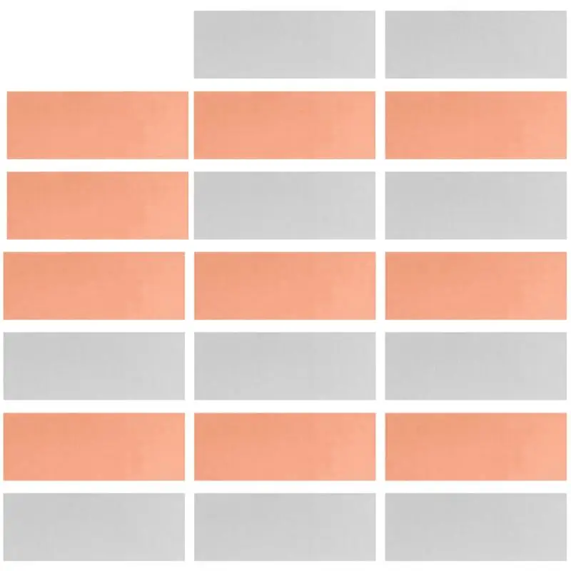 

A20F-20Pcs Pure Zinc Anode Sheet, High Purity Copper Anode Sheet, Electrode Zinc Copper Sheet For Fruit Power