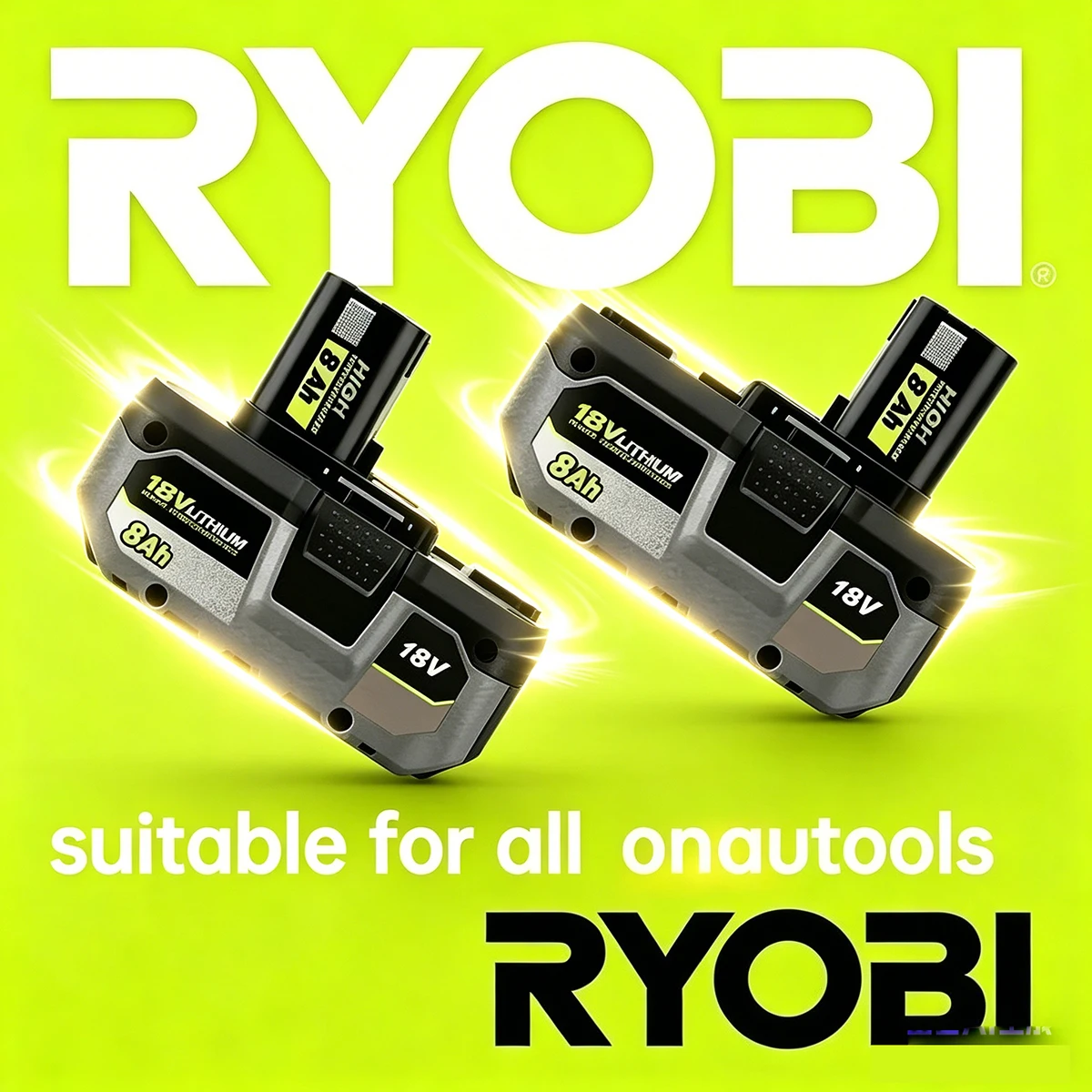 

Оригинальный литий-ионный аккумулятор RYOBI ONE+ 18V 4.0Ah высокой емкости, P108 P104 P107, подходит для всех электроинструментов DIY ONE+.