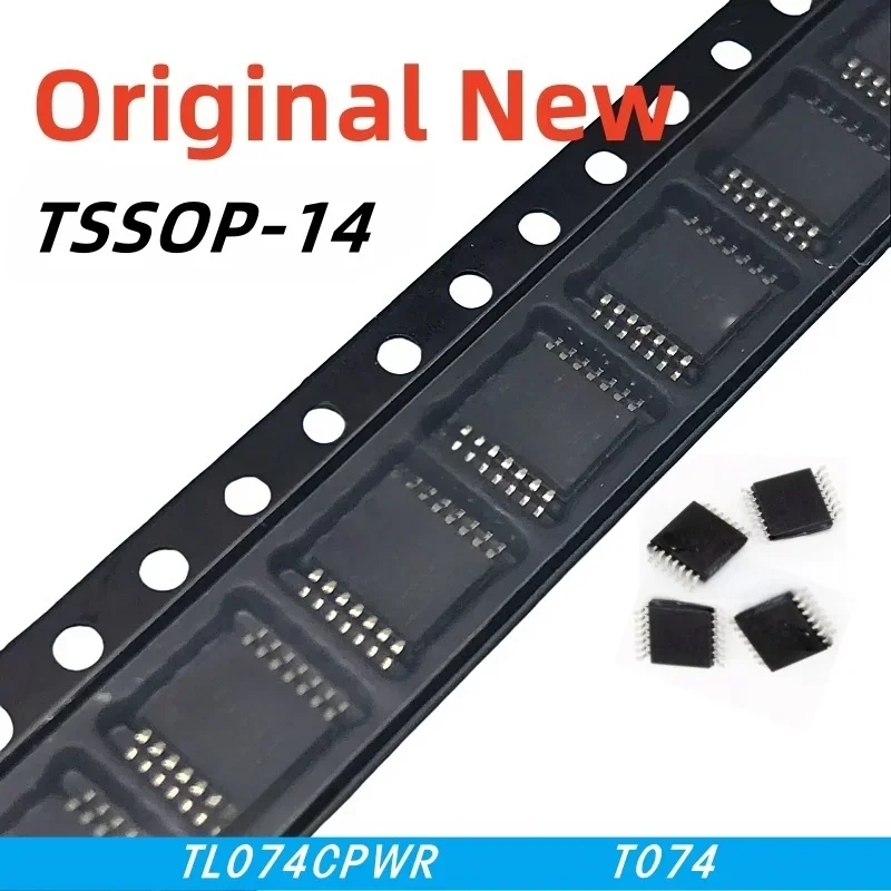 10pcs 100% New TL074CPWR TL074CDR TL074IDR tssop-14 sop-14 Chipset