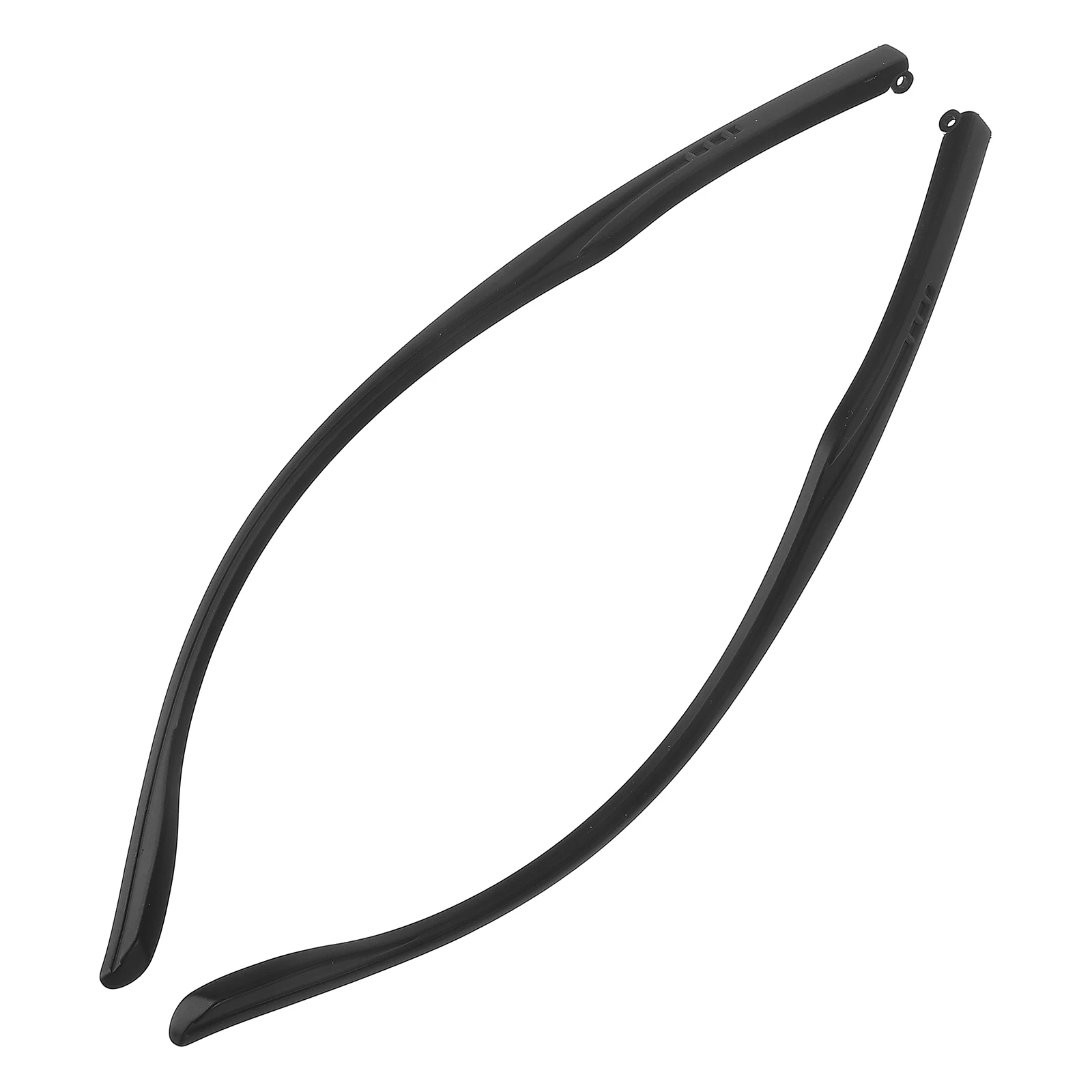 

1 Pair Universal Eyeglasses Replacement Temples 5.5Mm Black Glasses Arms Lightweight Easy Install Compatible Sunglasses