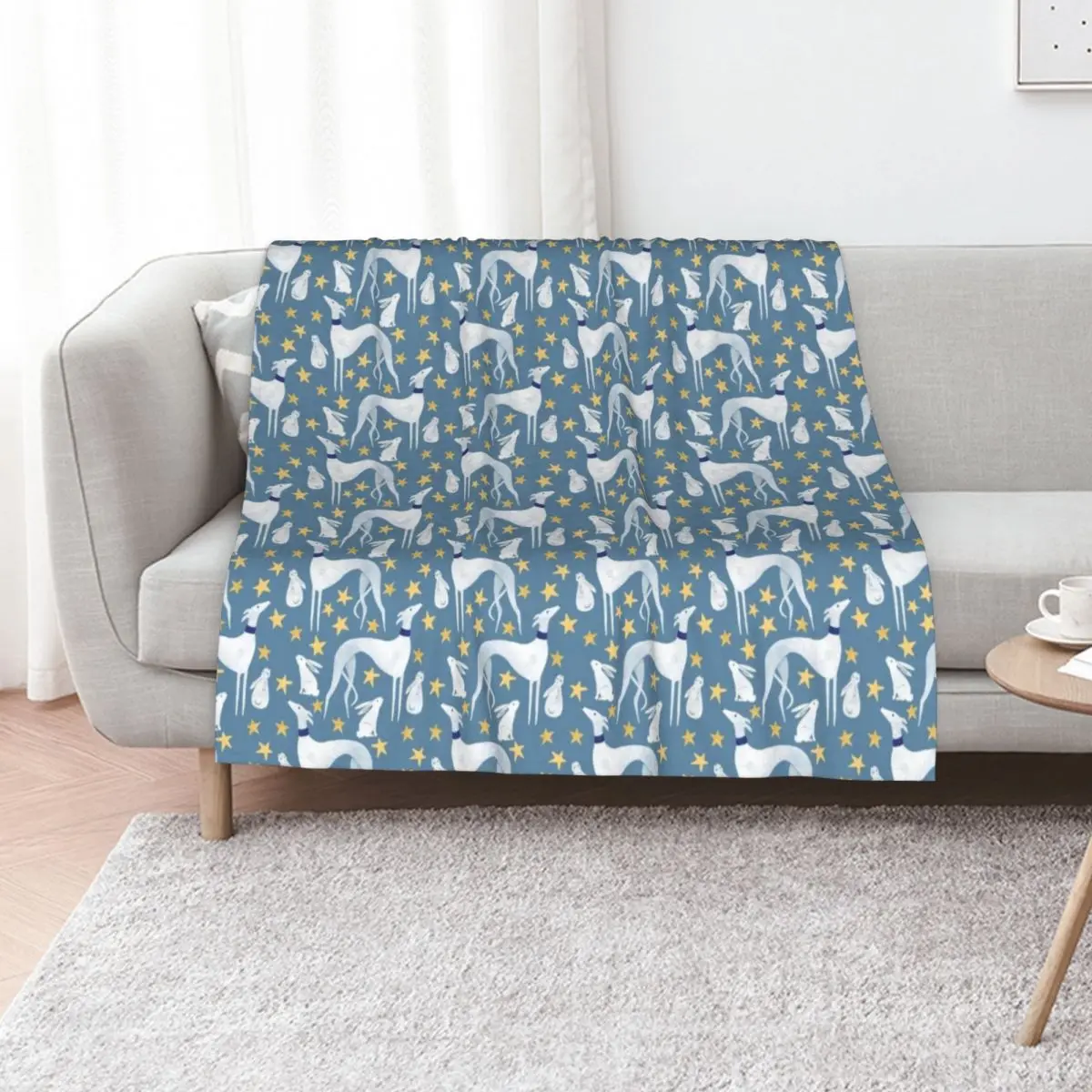 Galgo, hare and stars Throw Blanket Luxury Brand Summer Baby Thins blankets ands Decoratives Blankets