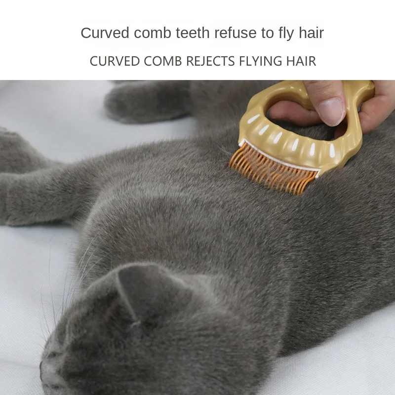 Pet comb float hair cleaning hair comb hair care Comb massage comb Moult length hair comb