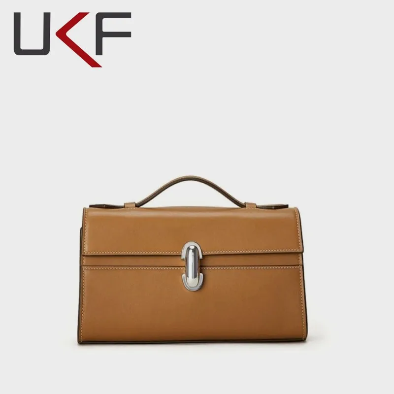 UKF-Sac à Main de Styliste de Luxe pour Femme, Sacoche à Poignée Supérieure, Pochette de Marque, Fourre-Tout