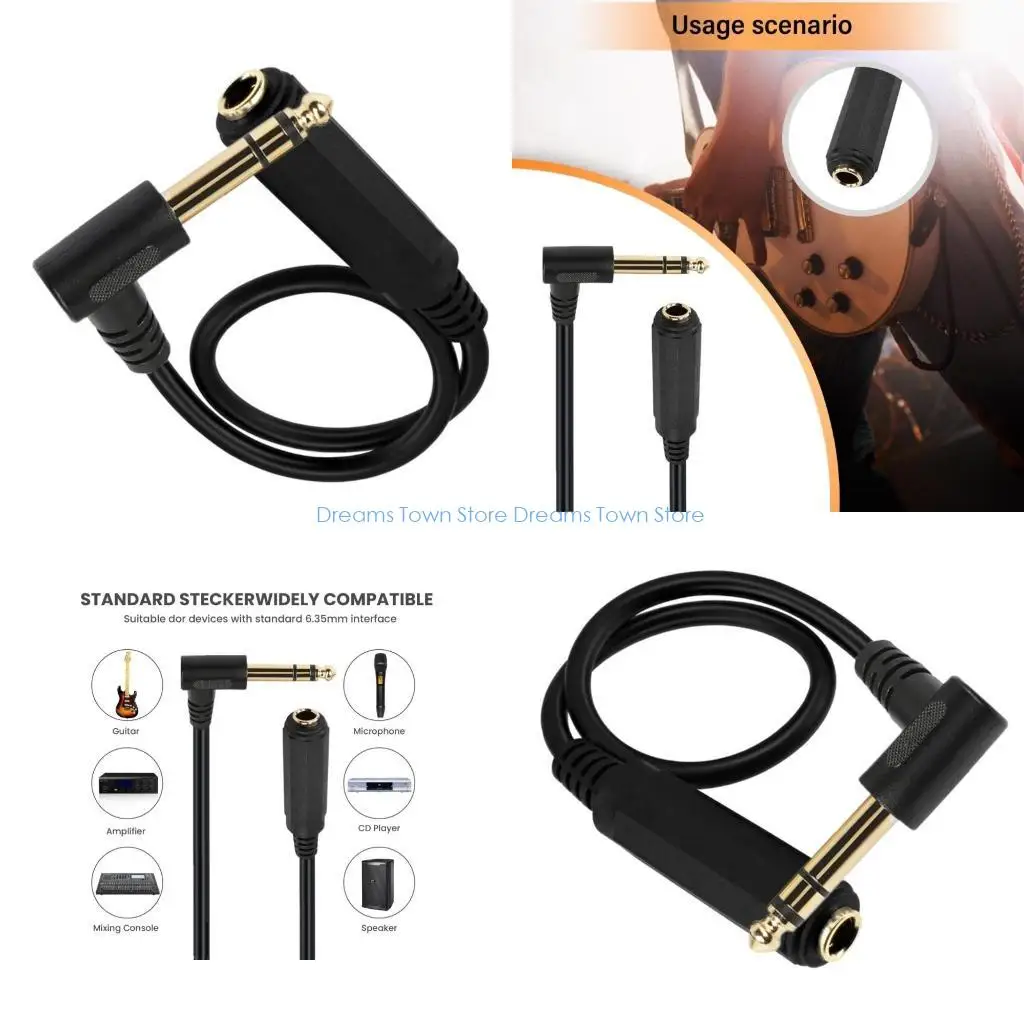 HX6A 30CM 6.5mm to 6.3SP 2 Channel Audiory Extension Line Balanced Stereos Cord