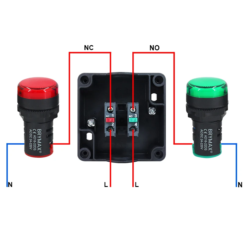 Imagem -04 - Impermeável Botão E-stop Pedal Interruptor de pé Momentâneo Botões de Parada de Emergência Cogumelo Grande sem Fixação Ip67 Auto-restauração