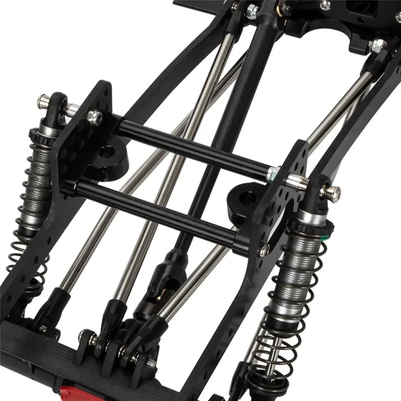 

Value ~LCG Балка Frame из нержавеющей стали Тяга тяги для 1/10 RC Crawler SCX10 Capra LCG Рельсы Комплект шасси