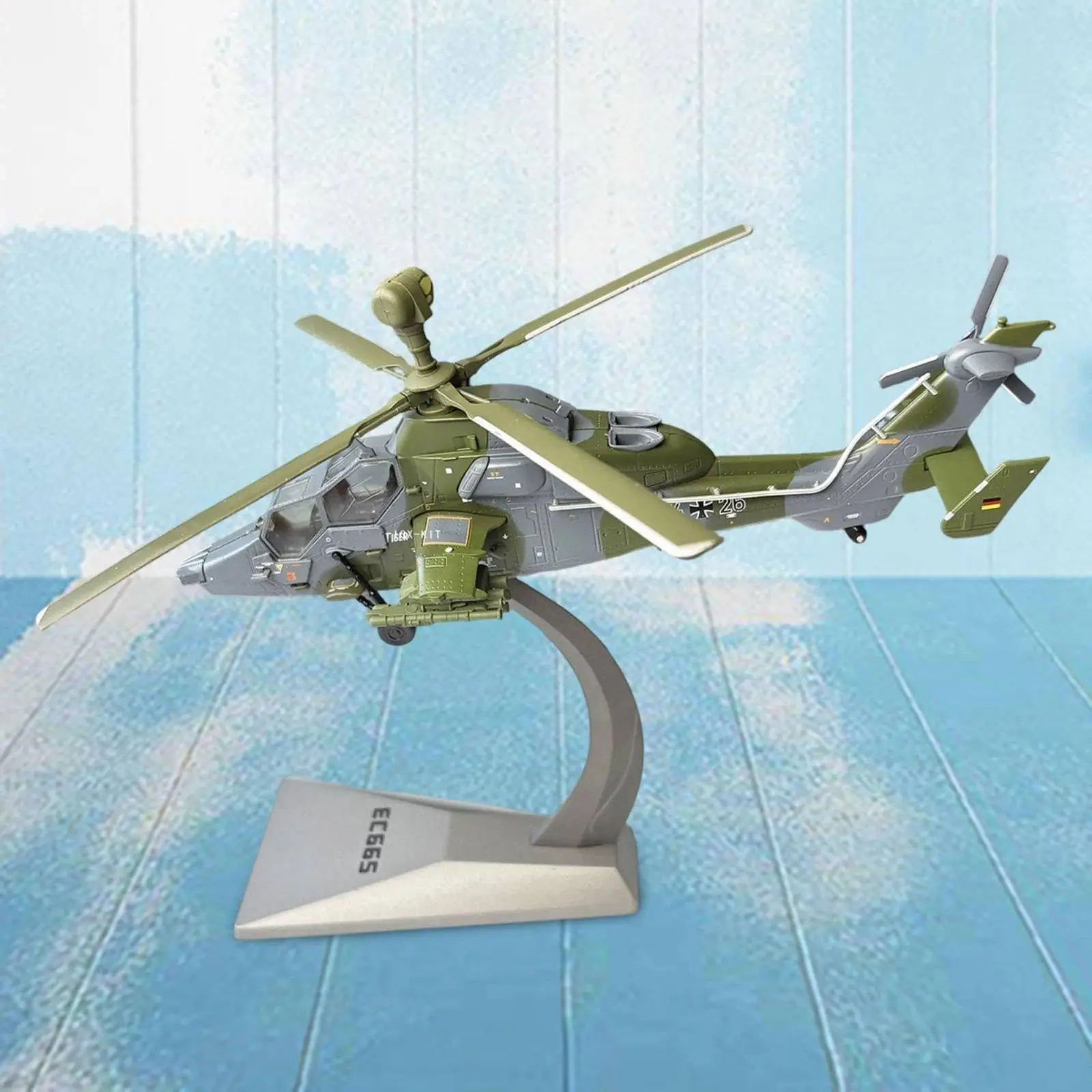 Metal Scale Aircraft Helicopter Replica 1 72 Alloy Collectible Model for Office or Home Display