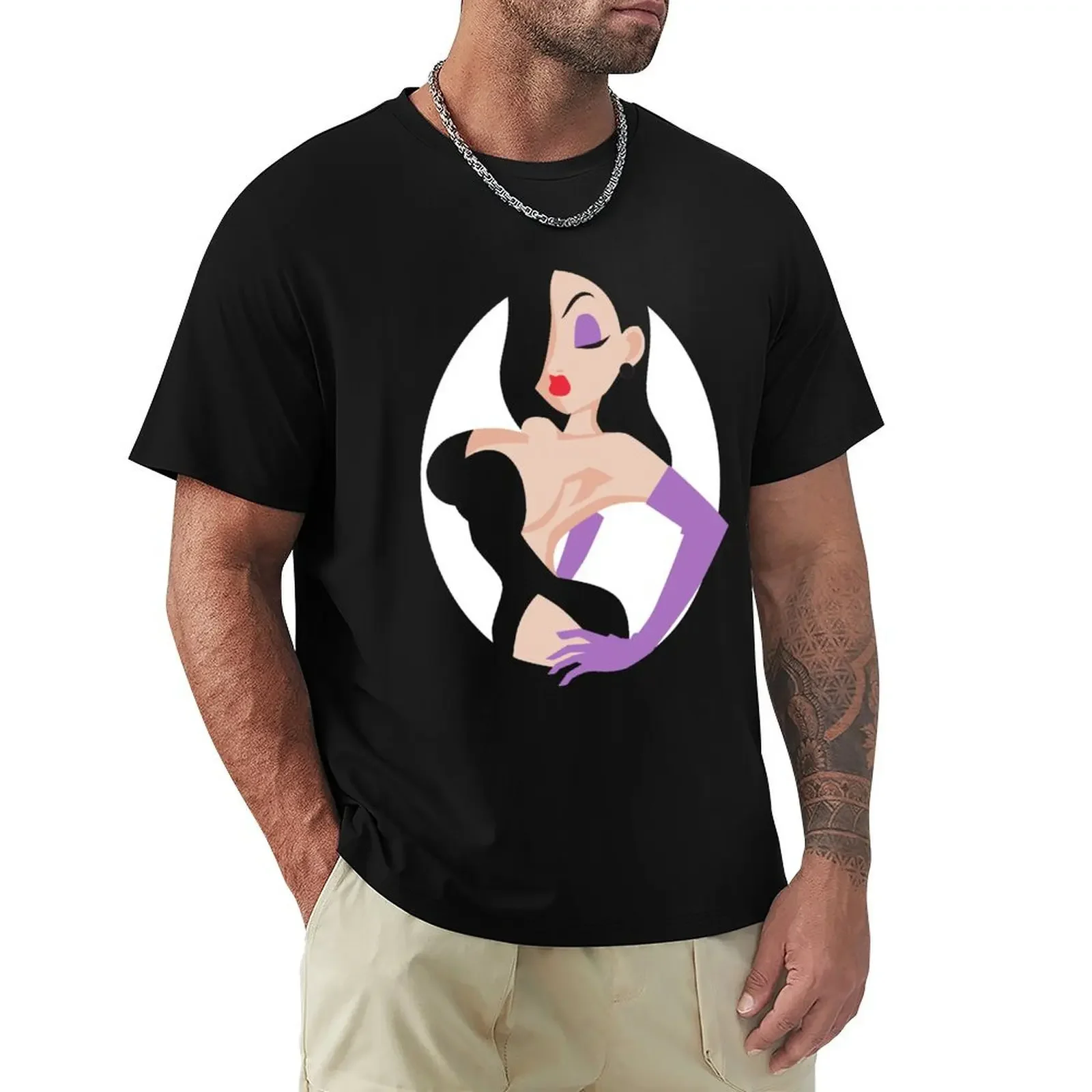 

Jessica Rabbit Minimalist T-Shirt hippie clothes Blouse oversized graphic tee shirts men