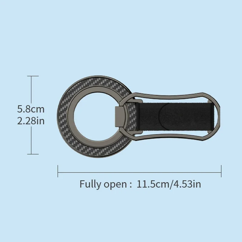 2025 Neuer starker magnetischer Telefonhalter für Magsafe 360-Grad-Drehung, Doppelmagnet-Fingerringständer für iPhone 14 15 16 Xiaomi – Detail 8