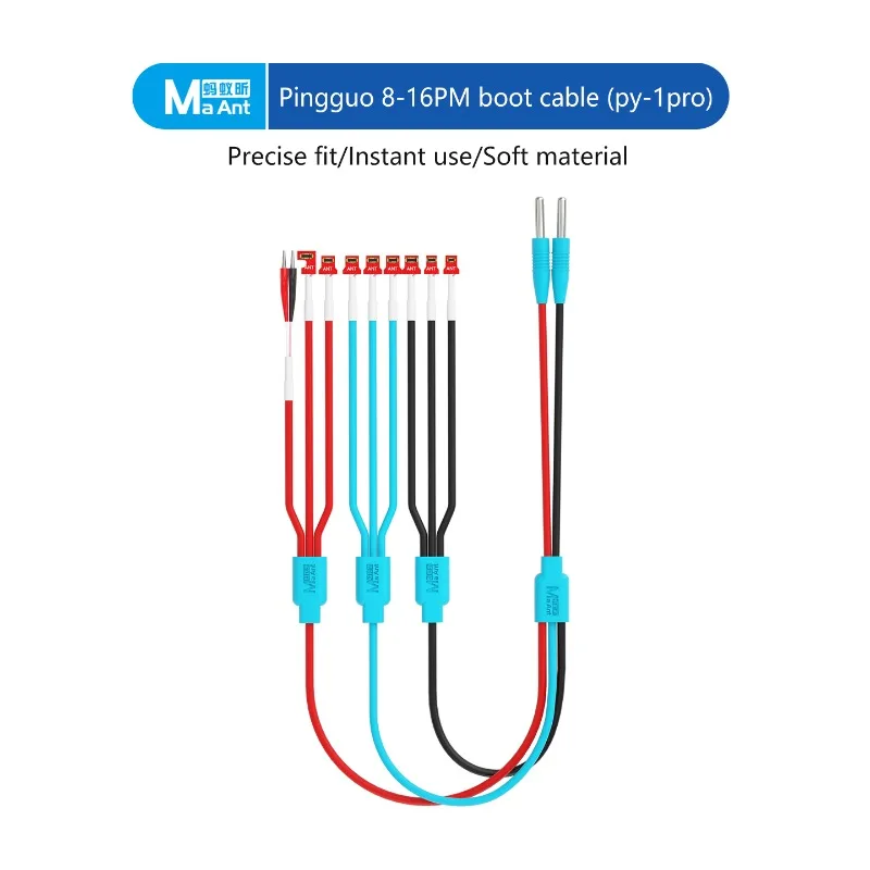 MaAnt PY-1 PRO 9 ميناء التمهيد كابل الطاقة آيفون 8X11 12 13mini 14 15 16 Pro Max 3A FPC تيار مستمر كابل اختبار إمدادات الطاقة #6