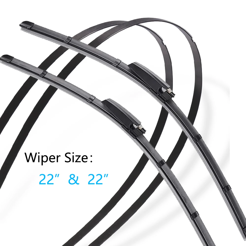 2Pcs For Mercedes-Benz CLK-Class C209 A209 2002~2009 Front Window Wiper Blades Windshield Windscreen Cleaning Brushes Accessorie