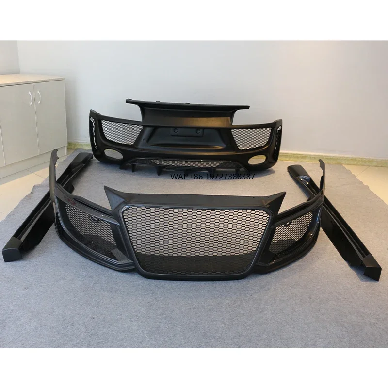 

2007-2012 R8 retrofit upgrade with HARMAN body kit, including front and rear bumpers