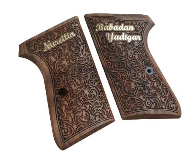 

KSD Brand Kırıkkale Kırıkkale Compatible Walnut Grips Floral