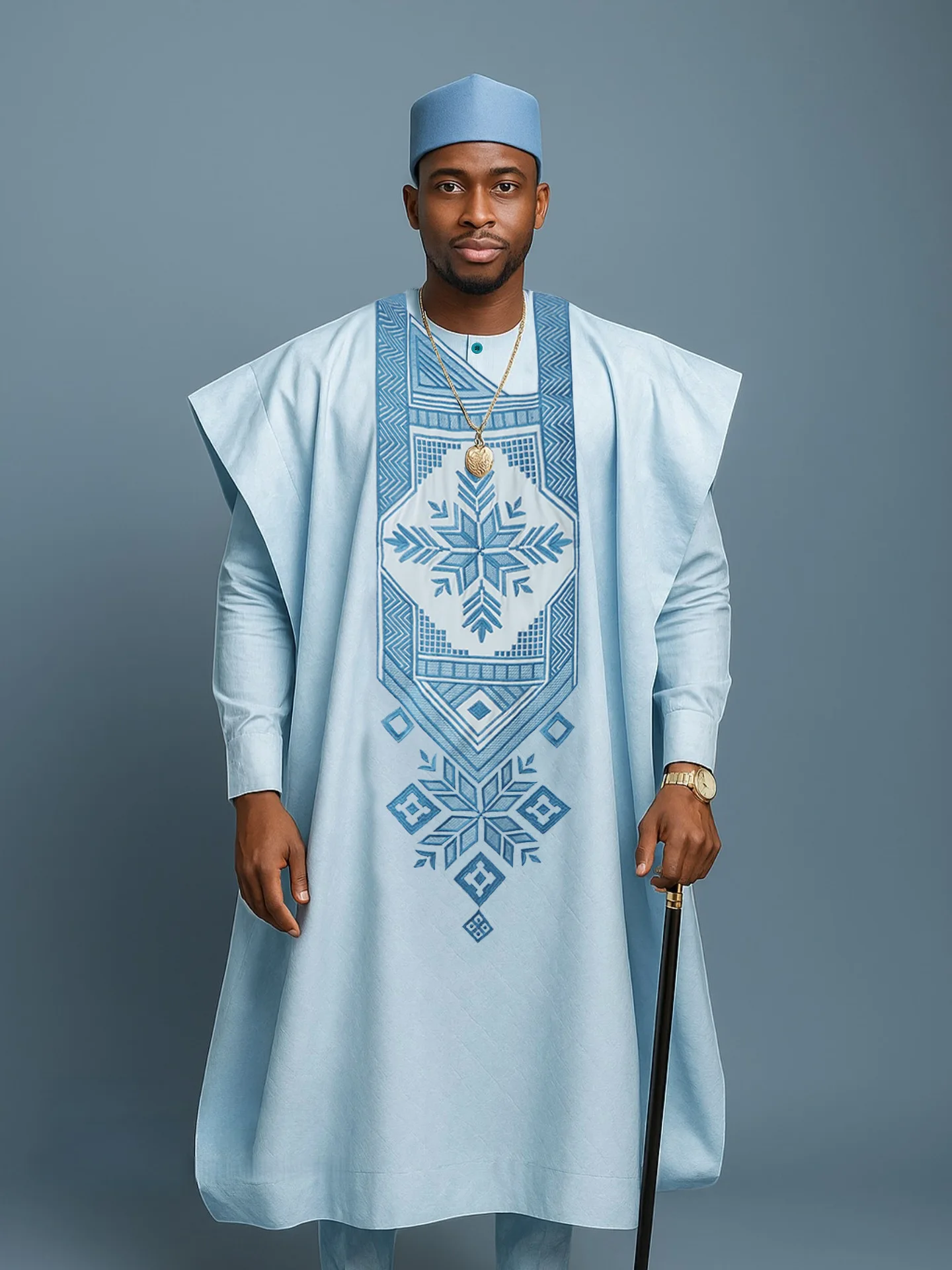 3 Pieces Nigerian Traditional Kaftan Outfit African Dresses Clothes for Man Wedding Party Robe Africaine Church Evening Dress