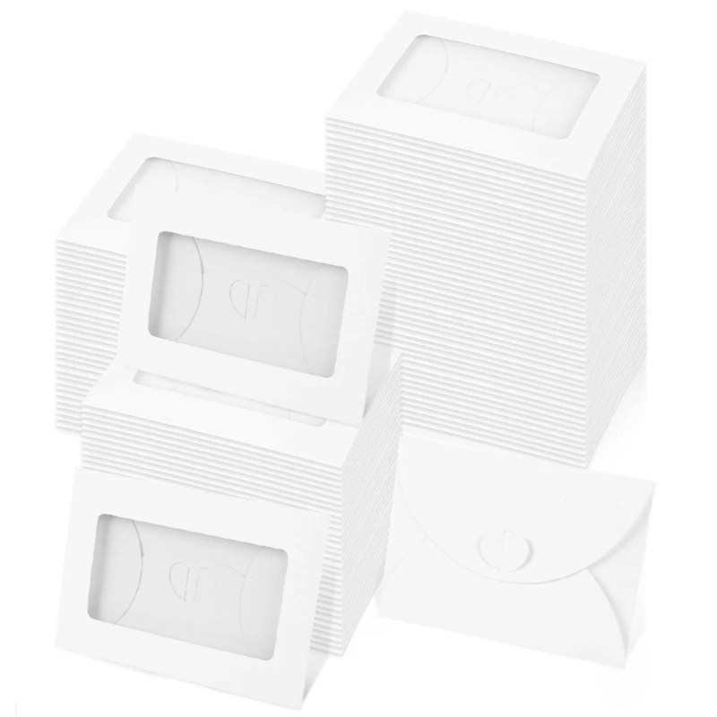 

Y2GD 50Pcs Kraft Papers Envelopes Invitation Envelopes Postcard Kraft Envelopes Set