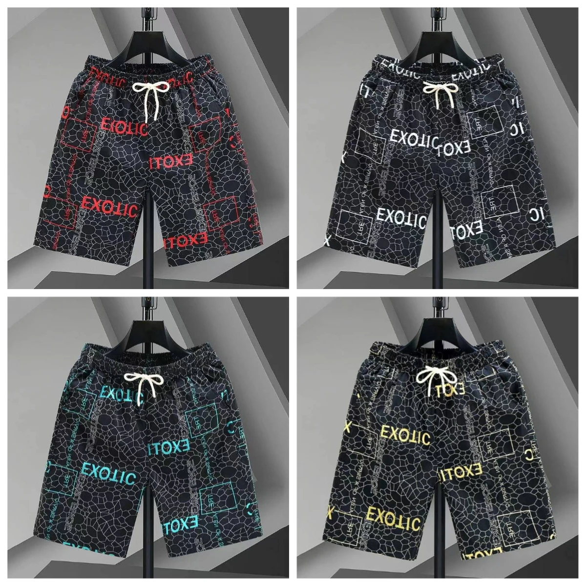 

Лето 2025 г., хит продаж, новые модные трендовые мужские шорты с 3D принтом, уличные повседневные уличные дышащие быстросохнущие шорты