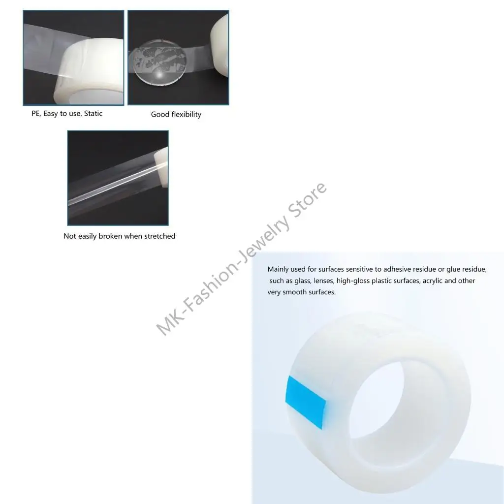 

Q6PF Точно обрезаемая пленка для глазных шестерен, амортизирующая пленка PE толщиной 0,1 мм для велосипедных очков