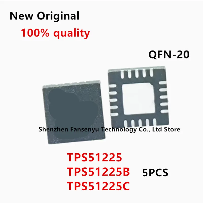 (5piece) 100% New 51225 TPS51225 TPS51225RUKR 1225B 51225B TPS51225B TPS51225BRUKR 1225C TPS51225C TPS51225CRUKR QFN-20