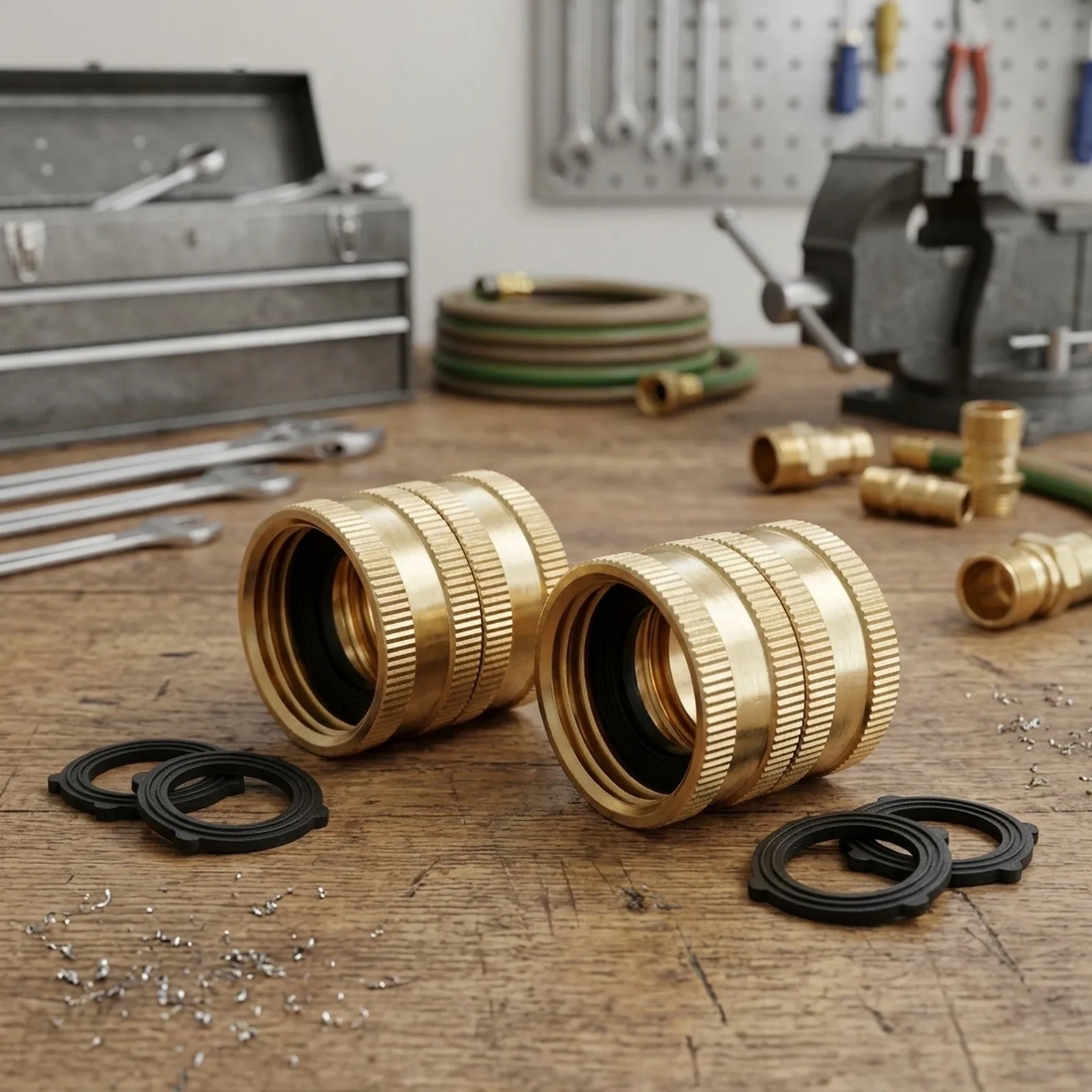 Adapter Brass Hose Connector Brass Hose Connector Excellent for service Life High Quality Materials Manufacturing Process