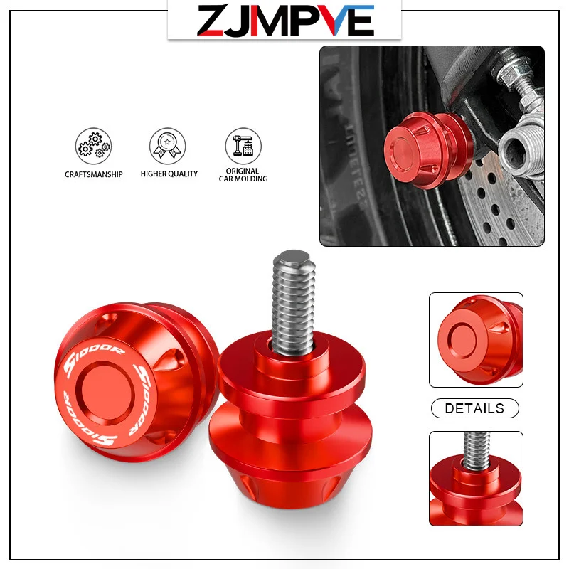 

2025 For S1000R S1000RR S1000XR M1000R M1000RR M1000XR Motorcycle CNC Rear Swing Arm Stand Screws Swingarm Spools Slider Parts