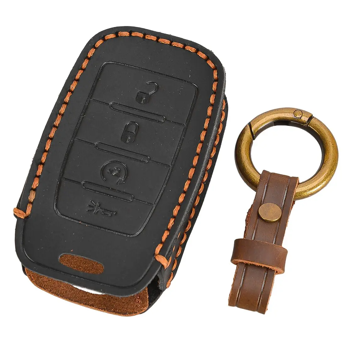 

4 Buttons Car Remote Key Cover Fob Case Fit for Dodge Ram 1500 2500 3500 2019 2020 2021 2022 2023 2024