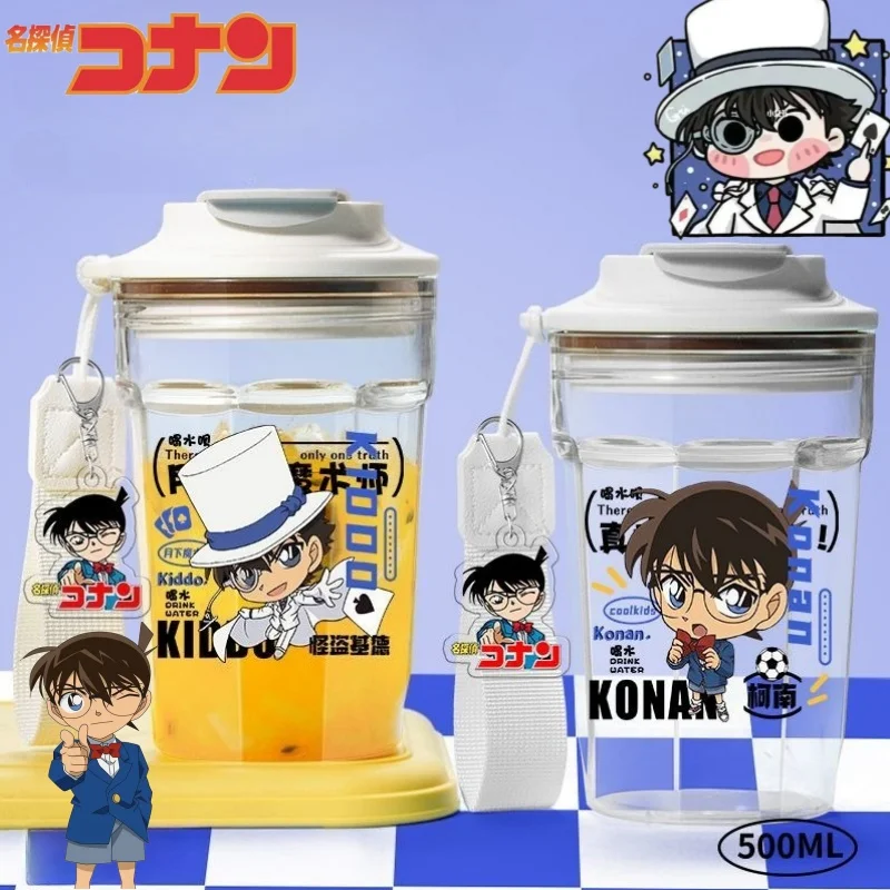 

Conan Edogawa Kaitou детская креативная мультяшная высококачественная чашка для прямого питья, персонализированная аниме-периферия, портативная чашка для воды, подарок