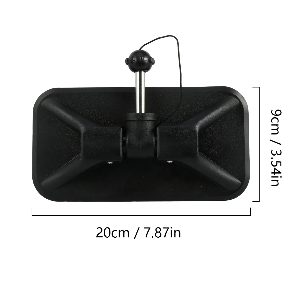 

Paddle Accessories Durable Plastic Base for Inflatable Boat Kayak Canoe Dinghy 360 Degree Rotational Easy Install Glue Paddle