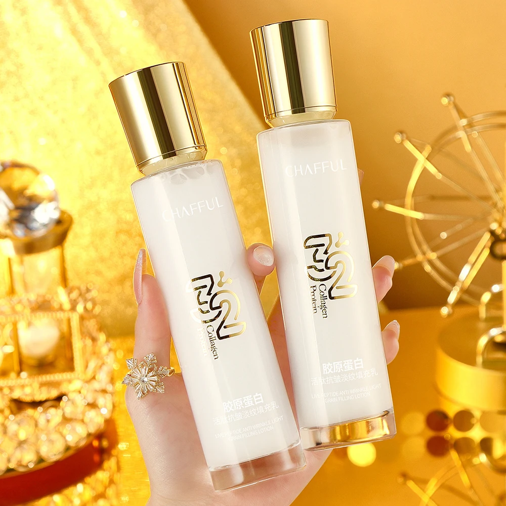 Collagen Active Peptide Filling emulsion Fade Wrinkles Improve Rough Skin Firming Smooth Moisturizing Face Lotion Korea Skincare