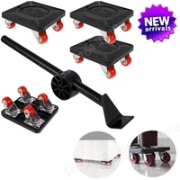 5Pcs Heavy Duty Furniture Lifter 400KG Furniture Moving Transport Roller Set Lifter Transport Tool Furniture Mover Roller Wheel