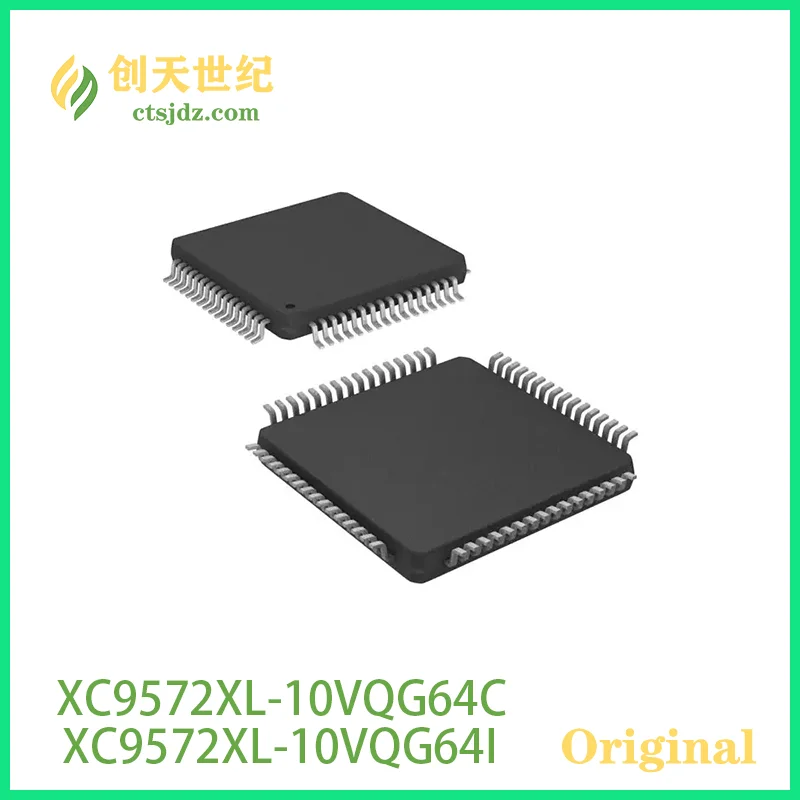 

XC9572XL-10VQG64C New&Original XC9572XL-10VQG64I IC CPLD 72MC 10NS 64VQFP