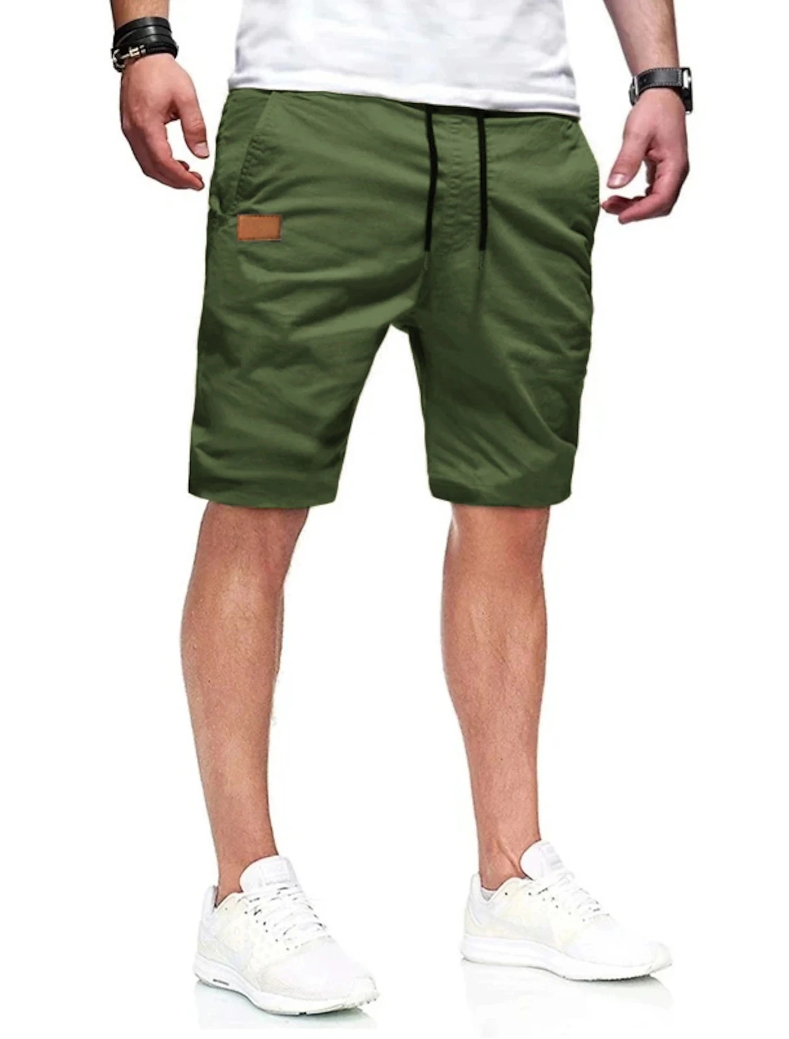 Shorts hip hop décontractés en coton pour hommes, capris d'été, shorts de sport de course, pantalons de rue, pantalons à jambe droite, haute qualité, nouvelle mode