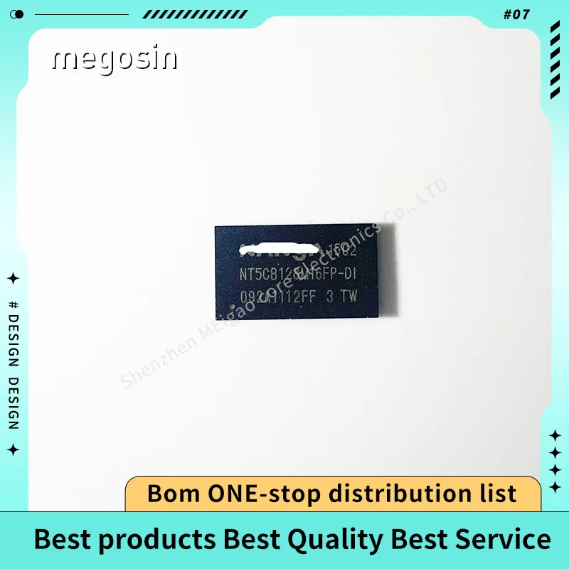 1pcs/lot NT5CB128M16FP-DI NT5CB128M16FP-D1 NT5CB128M16FP 5CB128M16 FBGA96 Memory chips in stock