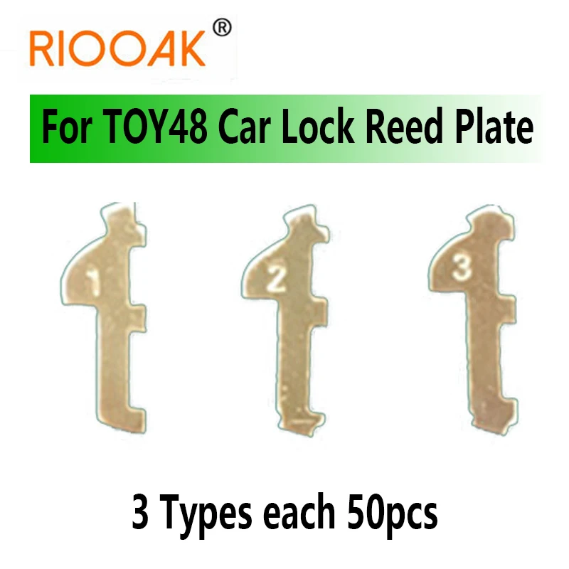 

150pcs/lot TOY48 Car Lock Reed Plate For Toyota Car Lock Repair Kit Accessories with 10pcs+ Spring Locksmith Supplies