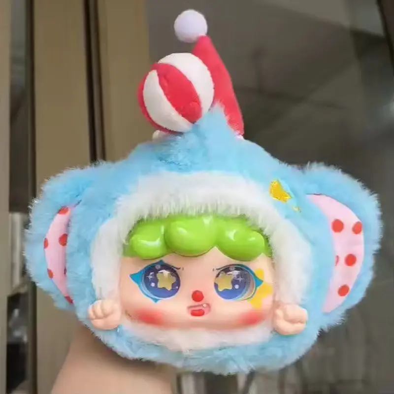 حقيقية صندوق أعمى الطفل ثلاثة ميغو حلم السيرك الفينيل اللعب كاواي دمية لطيف سطح المكتب الحلي الديكور مفاجأة هدايا عيد الميلاد #6