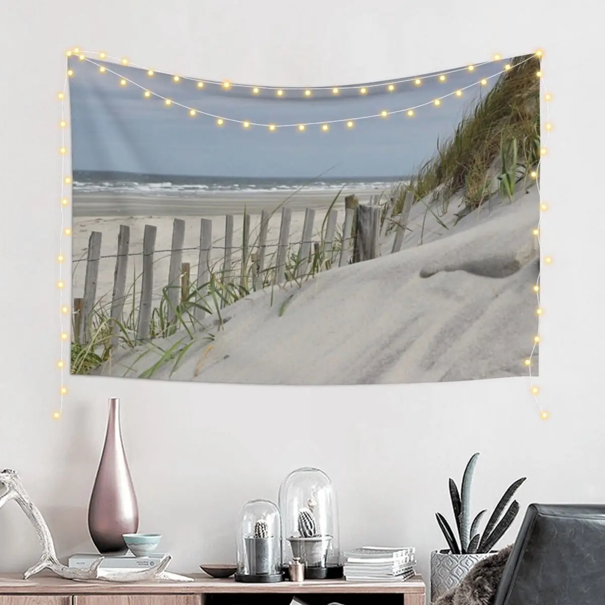 September Seabreeze Tapestry Room Decore Aesthetic Art Mural Room Decorations Aesthetics Tapestry