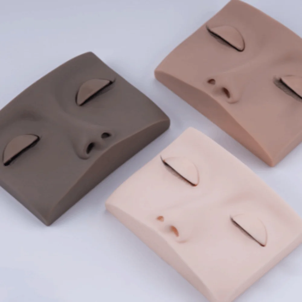 Cabeça de manequim para extensão de cílios 3d, treinamento de pálpebras removíveis, modelo cosmético, exibição diy, ferramentas de prática de extensões de cílios