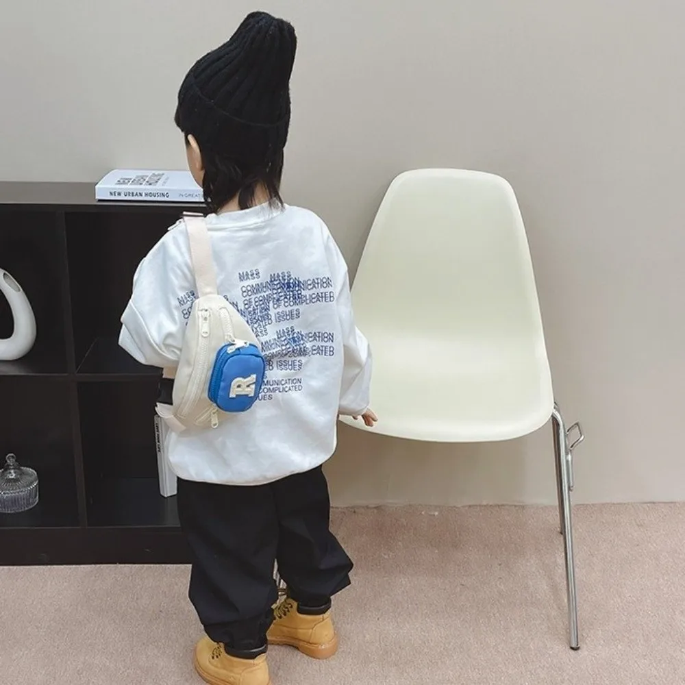 حقيبة خصر للأطفال بأحرف رائعة على الطراز الكوري حقيبة كتف إبداعية للأطفال خفيفة الوزن رياضية للأطفال حقيبة صدر للفتيات