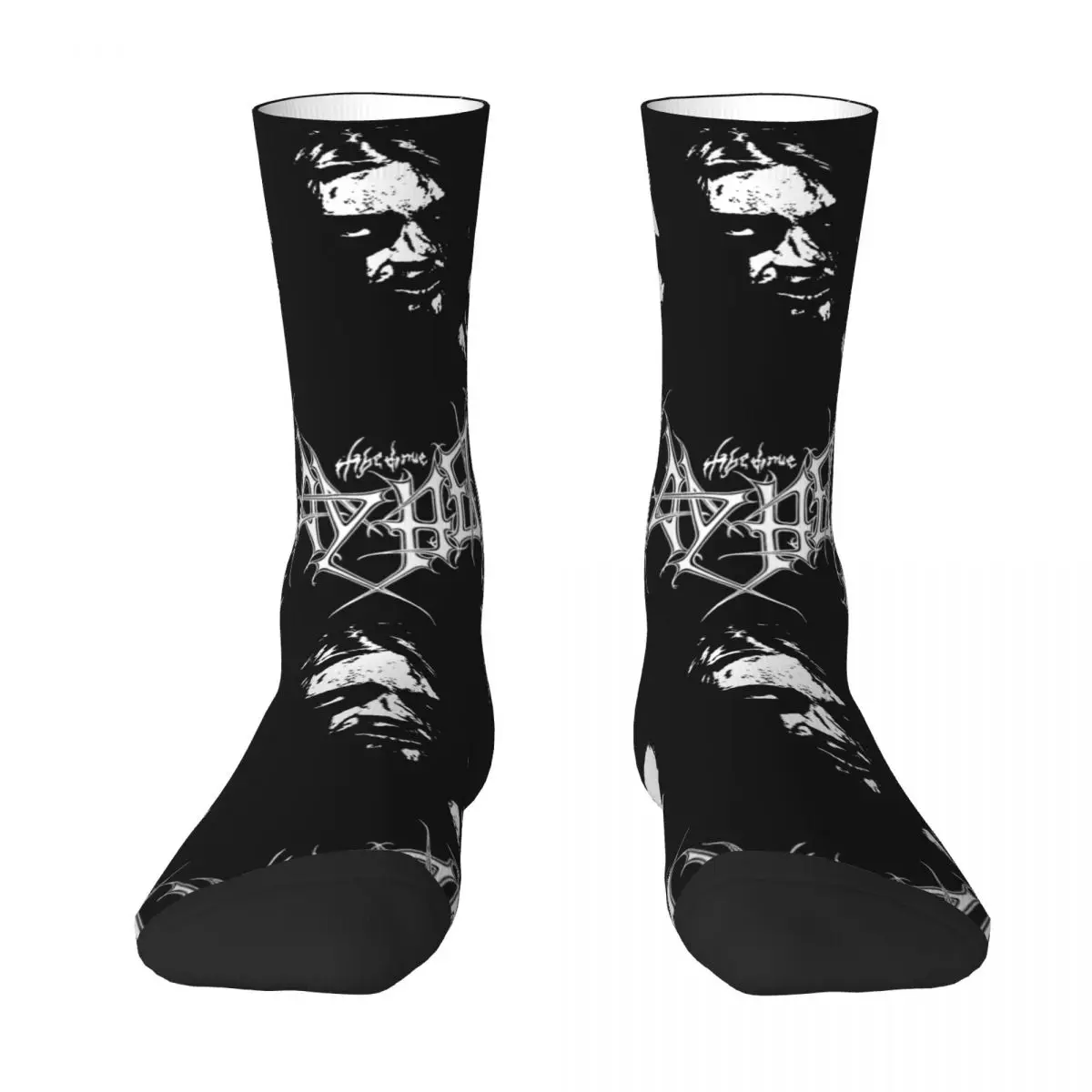 Mayhem Black Metal Music Hipster Socks Fashion Stockings Winter Non Slip Men's Socks Medium Soft Printed Outdoor Socks