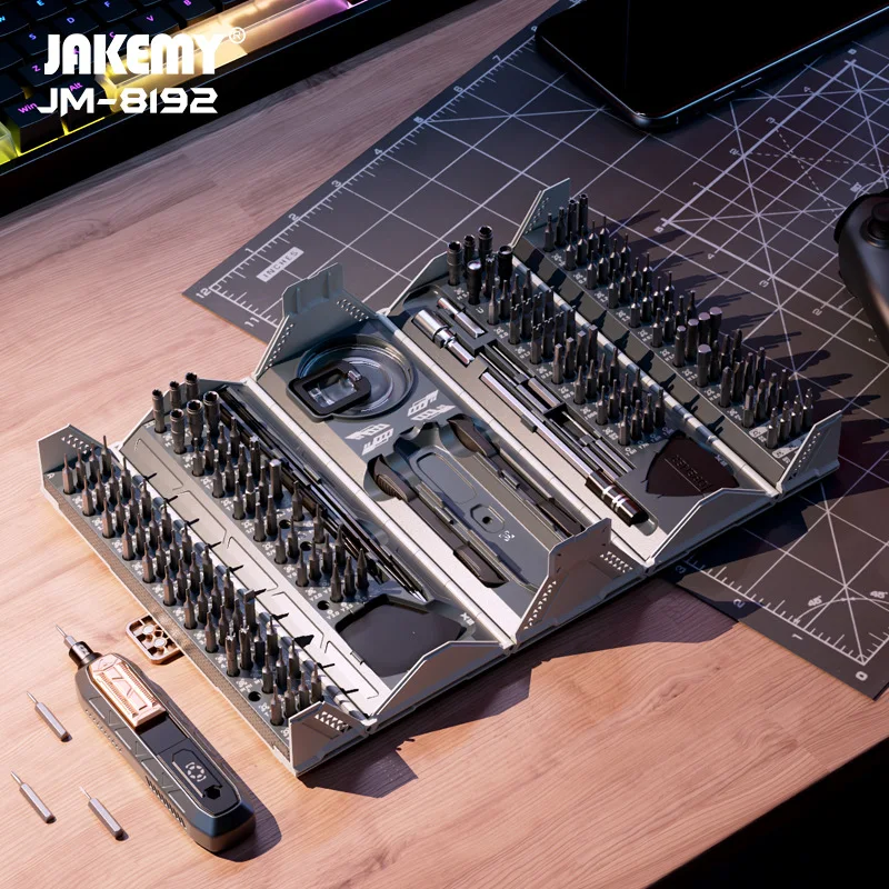 

Набор прецизионных отверток JM-8192 180-в-1 для ремонта мобильных телефонов (трансграничная поставка)