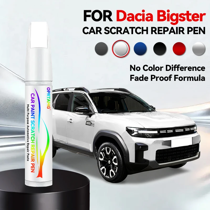 

Ручка-корректор для ремонта автомобильной краски Dacia Bigster 2024-2025: аксессуары для устранения царапин, цвета: зеленый, белый, синий, серый, бронзовый, перламутровый черный, пурпурный