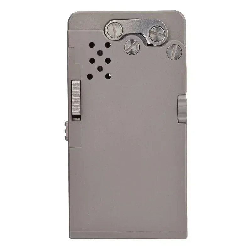 Handmade Brass Mechanical Automatic Ignition Gasoline Lighter and Titanium Alloy Material with Gift Box