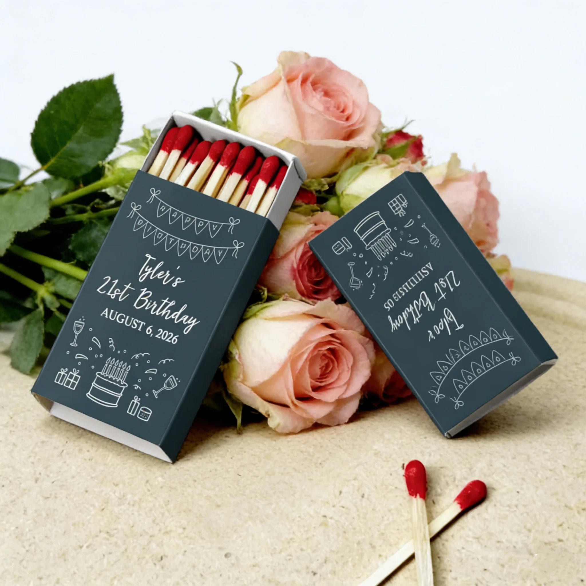personalized-21st-birthday-matchboxes-custom-milestone-celebration-keepsake-party-favors-for-guests-2026