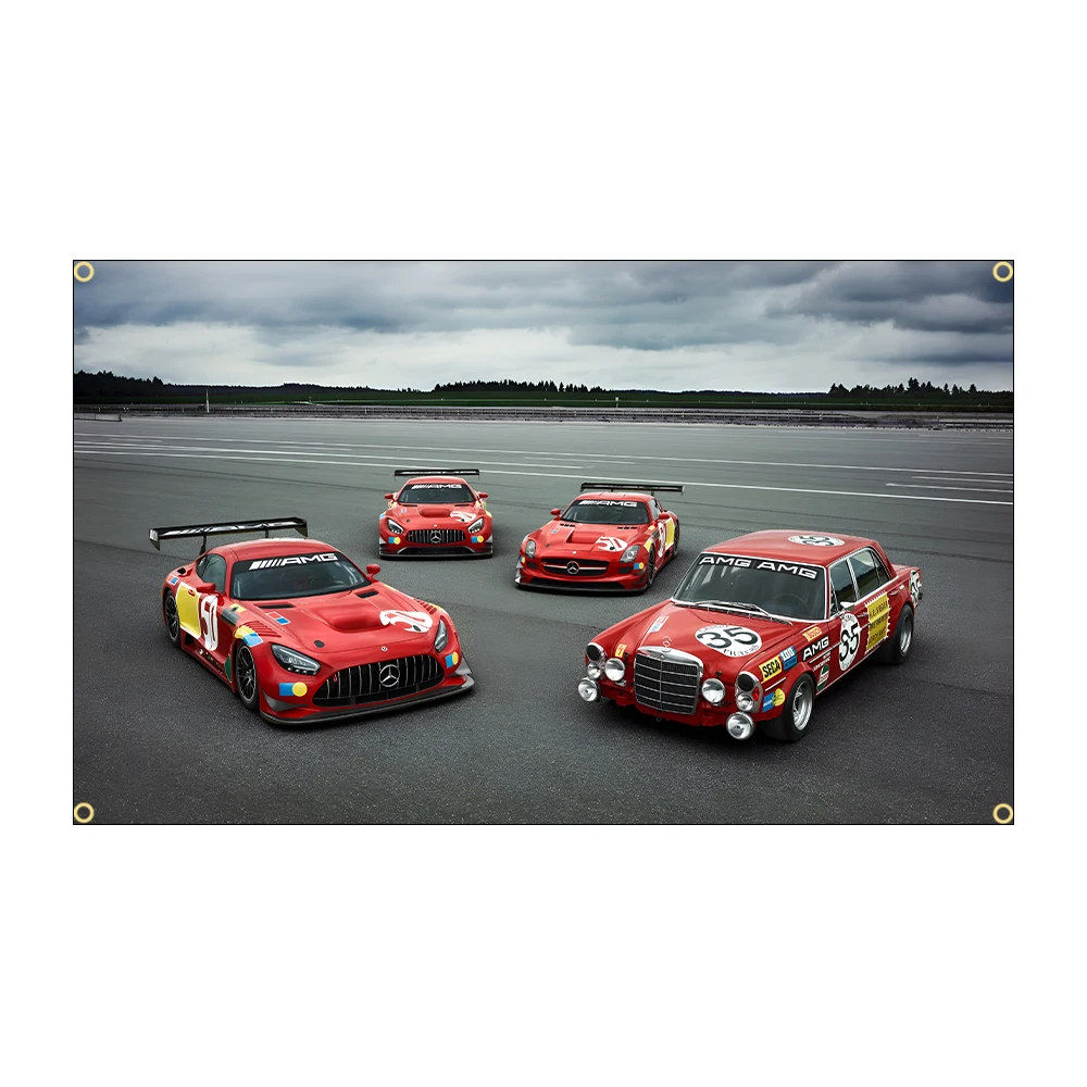 JimonFlag 90X150CM 3X5FT Cool A Car Flag Polyester Printed Racing Car Banner For Room Decor view 5