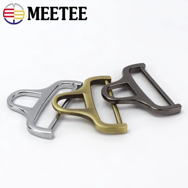 2/4sets Meetee Metal Bag Side Clip Buckles for Handbag Strap Belt Clasp Screw Hook Connector Bags Hanger Hardware Accessories