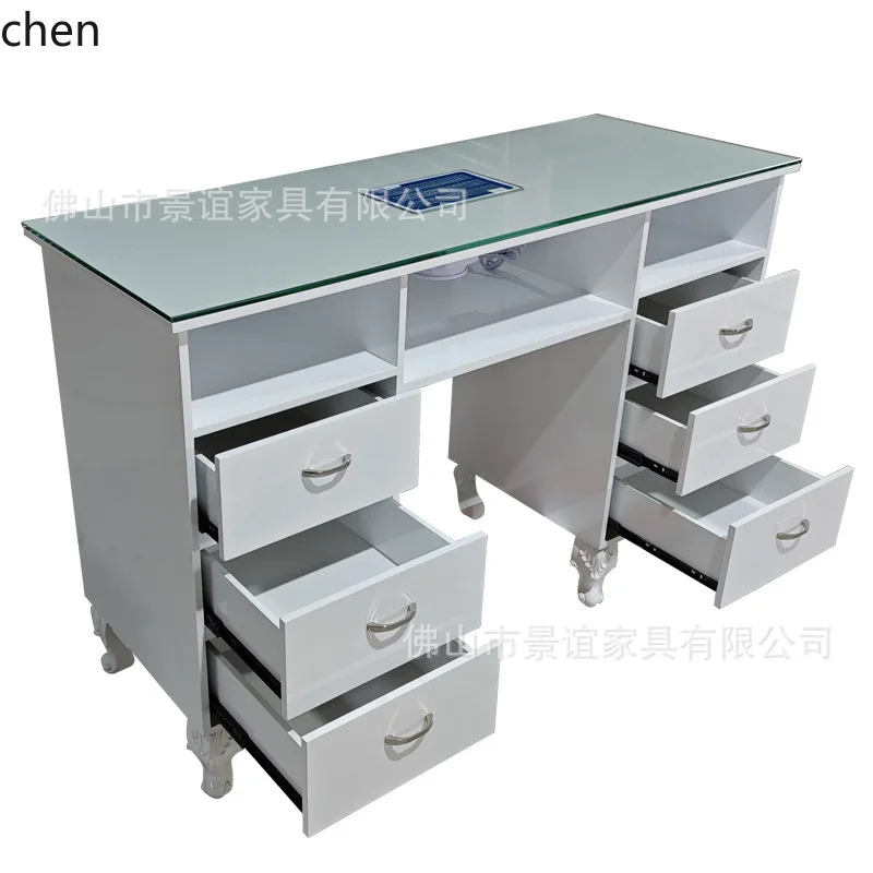 Simple Marble Bar Beauty Nail Reception Table Clothing Store Cashier Desk